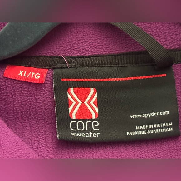 Spyder Vibrant Purple Zip-Up Jacket
Women's XL - Picture 4 of 9